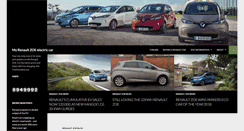 Desktop Screenshot of myrenaultzoe.com